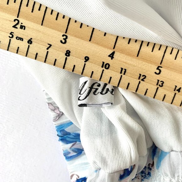 Afibi Nautical Long Maxi Skirt Starfish White Blue Fishermancore Coastal Grandma - Picture 8 of 10